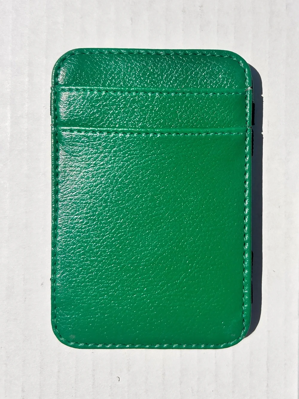 Gilson Martins Green Card Wallet Phone Sticker Pocket with Brazil Emblem